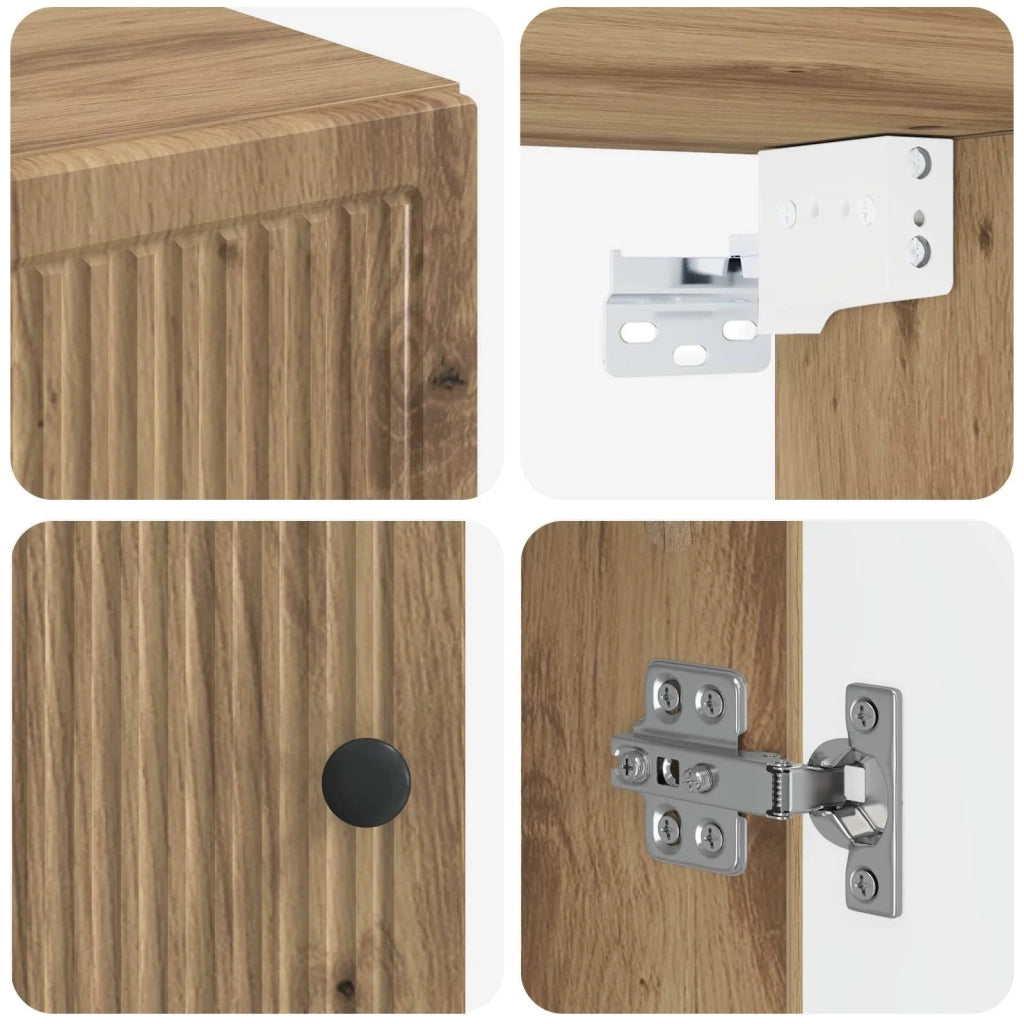 Armadio da bagno a muro EDE Rovere Artigianale 30 x 31 x 59 cm 895934