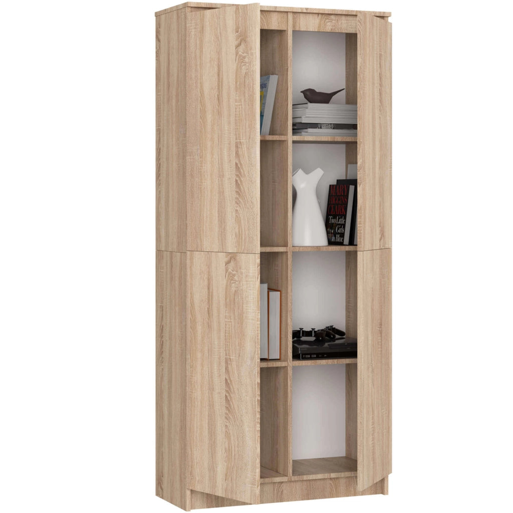 Libreria AKORD R80 Sonoma Quercia 80 cm 2 ante 80x35x180 cm