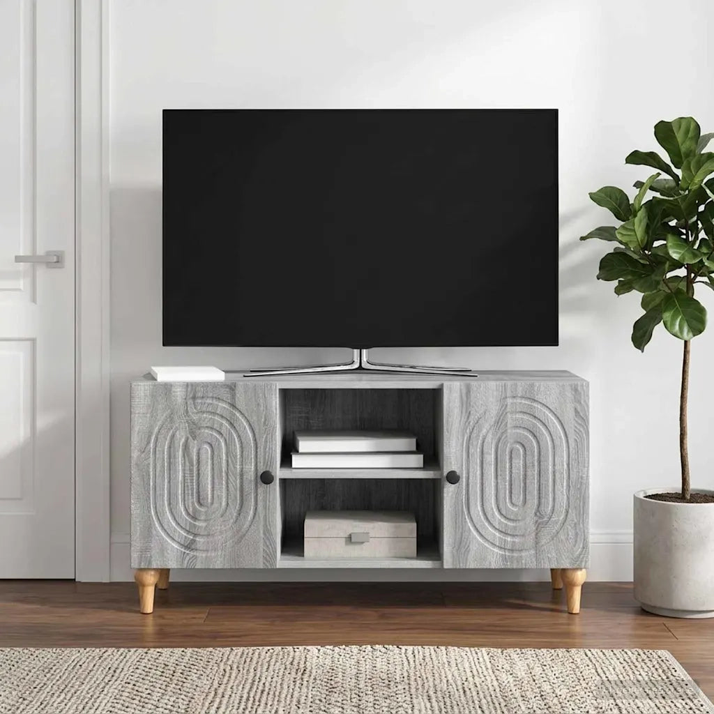 Mobile TV Grigio Sonoma 102 x 34,5 x 50 cm Legno ingegnerizzato 894241