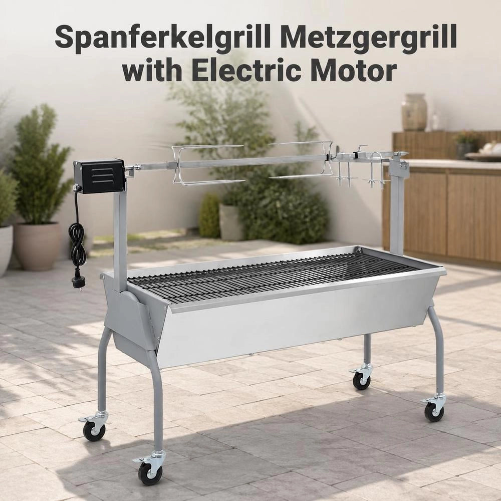 Suckling Pig Grill, ButcherFTs Grill With Electric Drive
