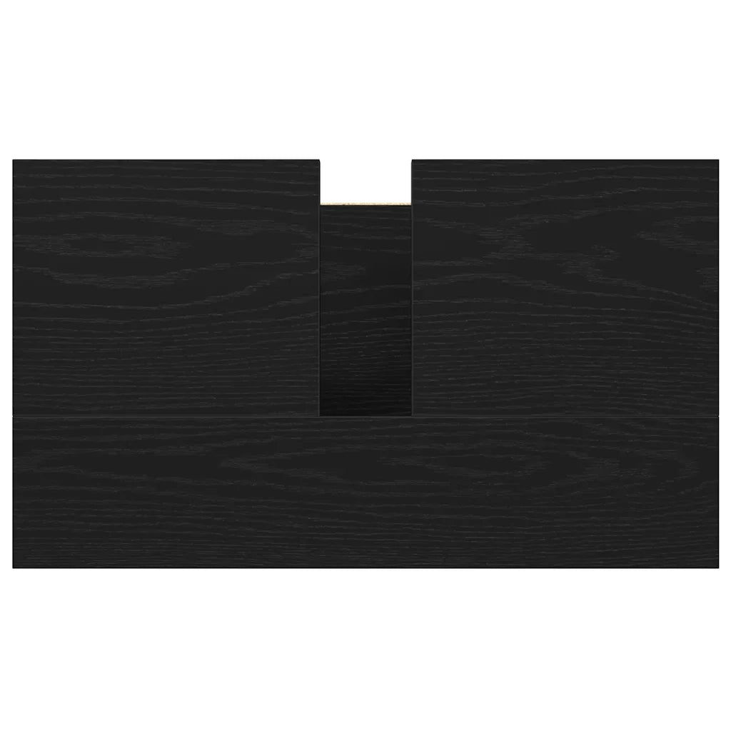 vidaXL Mobile Lavabo da Bagno Nero 60x34,5x60 cm