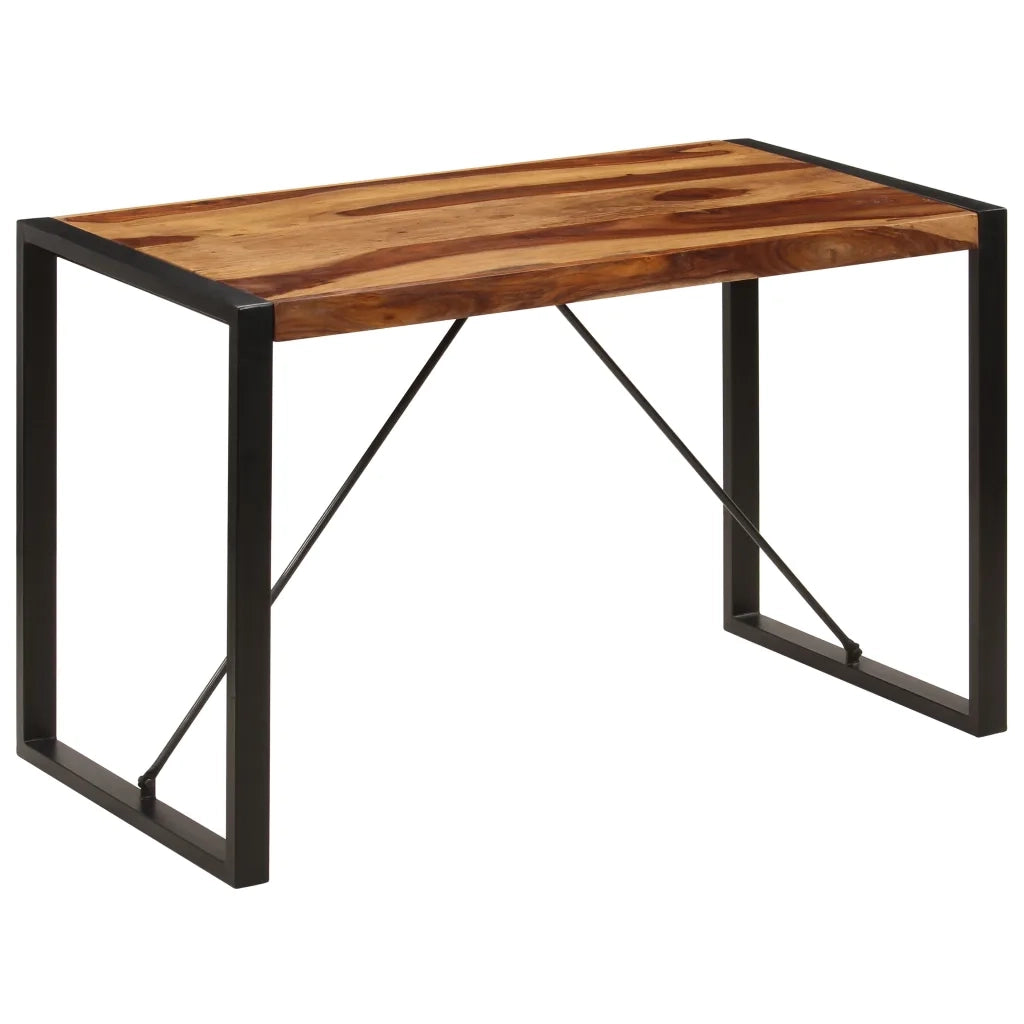 Tavolo da Pranzo | Tavolo da cucina 120x60x76 cm in Legno Massello di Acacia