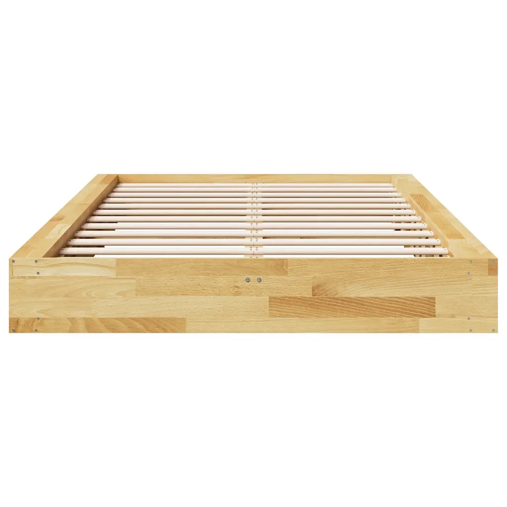 Struttura Letto Senza Materasso 120x200 cm in Legno di Rovere 3324122