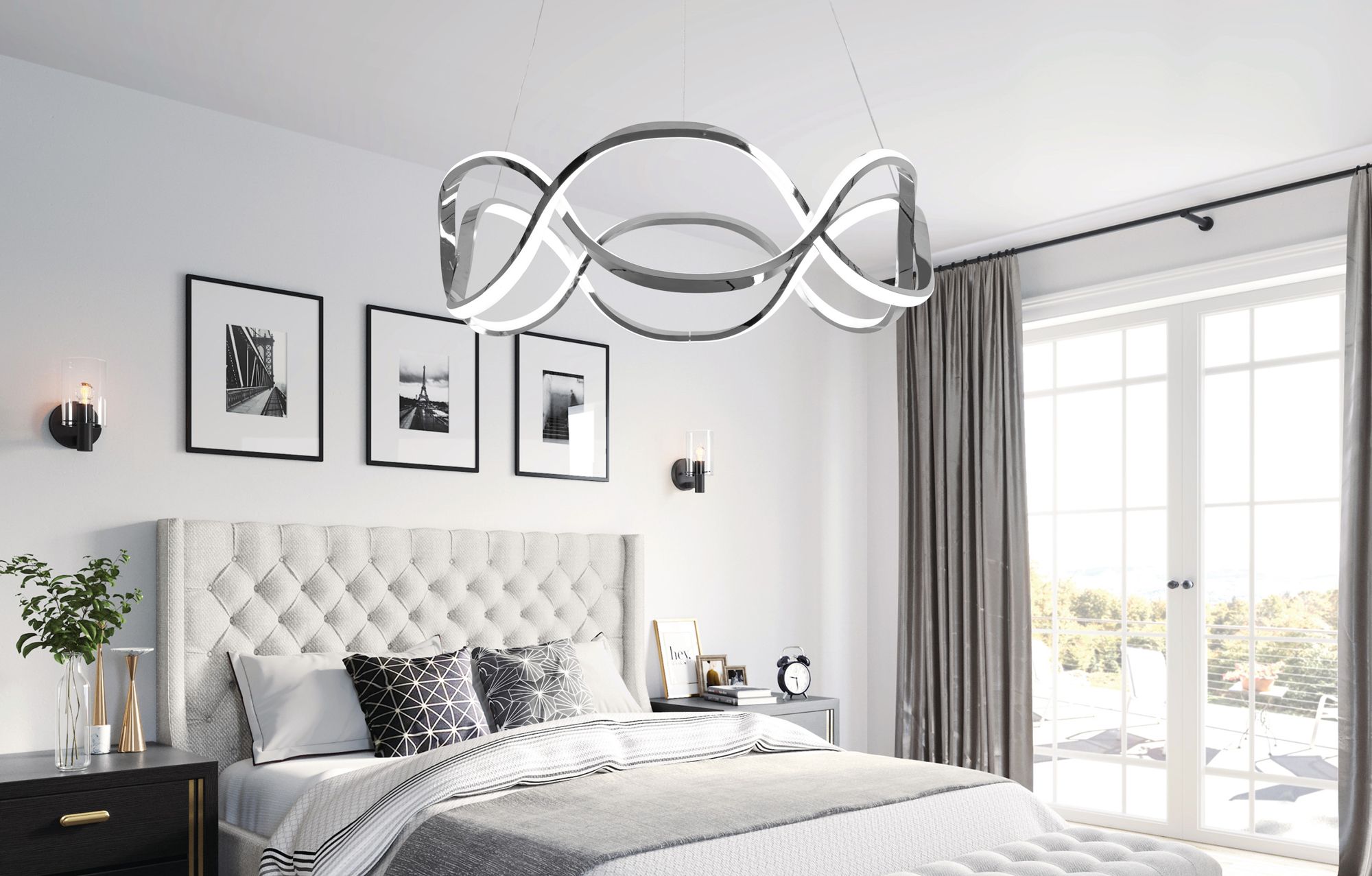 Lampada Led App801-cp Twist Chrome