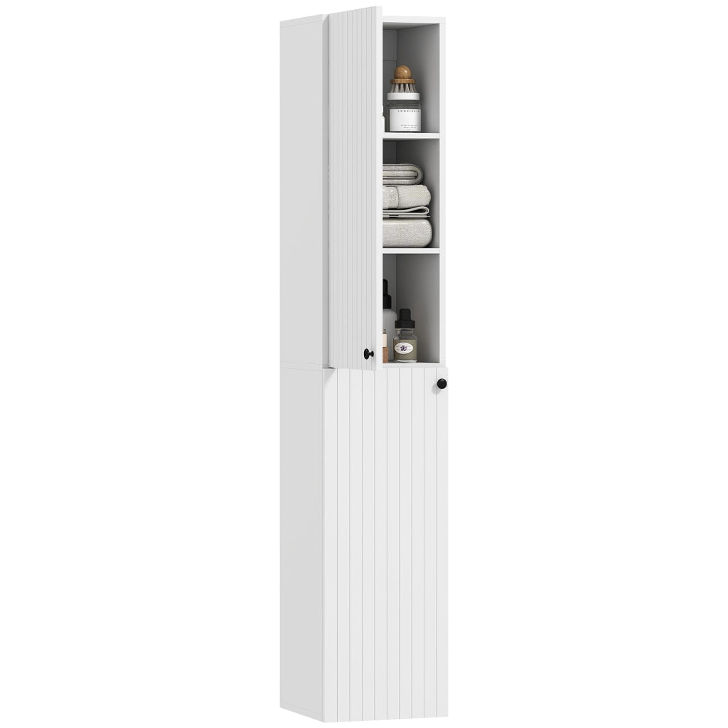 Armadietto da Bagno Sospeso ¨C Minimal ¨C Bianco 60x30x