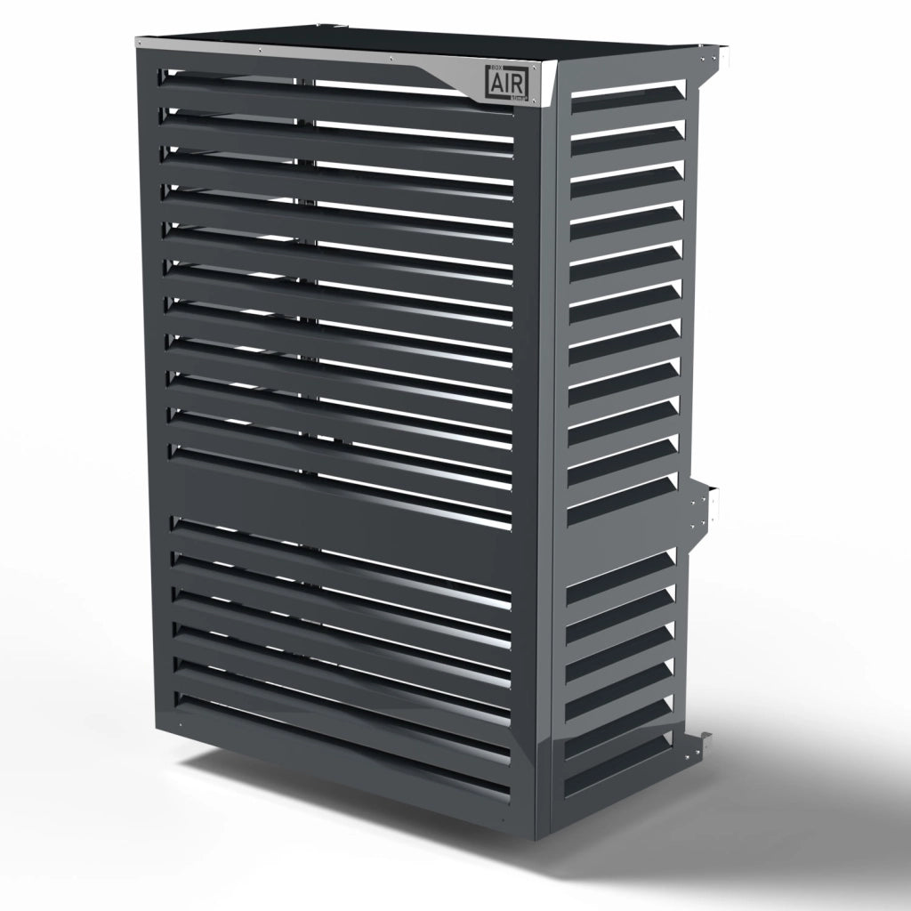 Copri Condizionatore 105x150x65 cm in Alluminio a Parete Big Blade VL Antracite