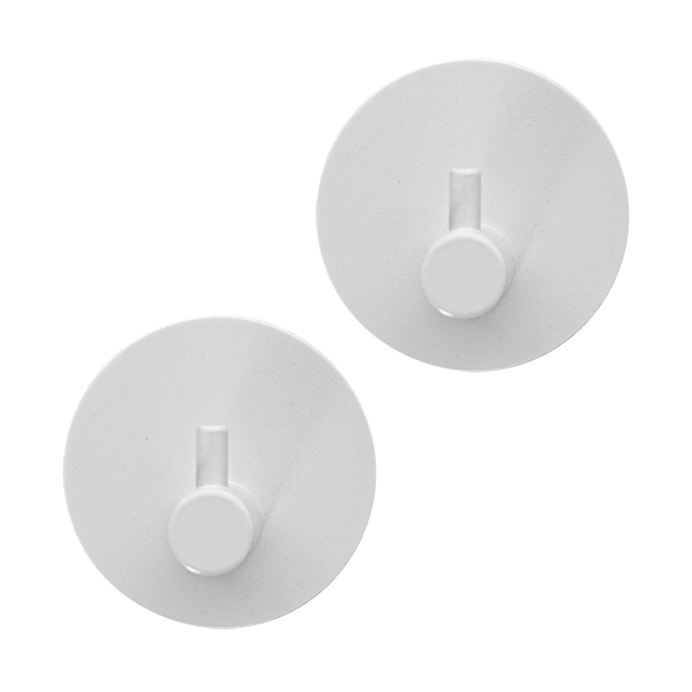 Appendini portasciugamani in acciaio bianco opaco Metal