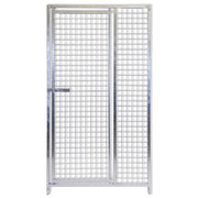 Pannello con porta in rete per box cani maglia 5x5 cm zincatura a caldo 100xh180 cm