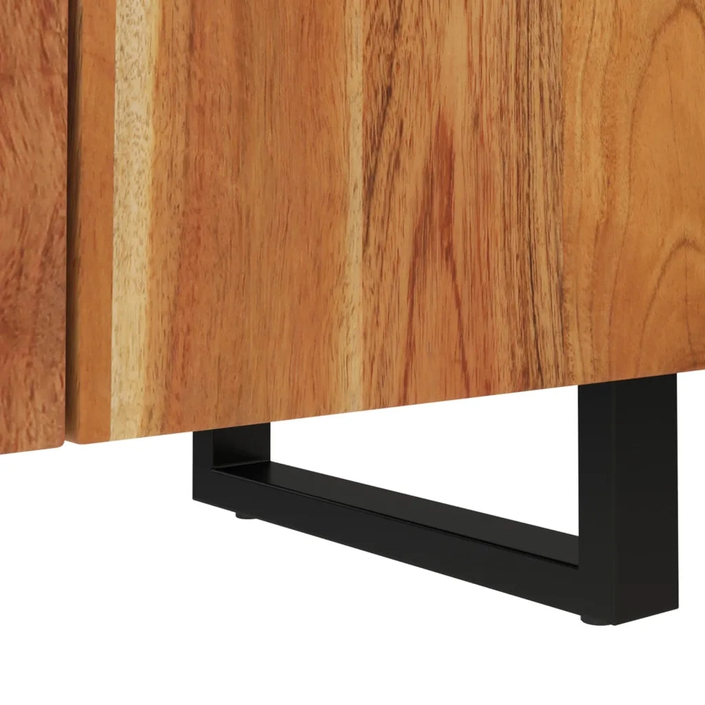 Credenze 3 pz in Legno Massello di Acacia cod mxl 15910