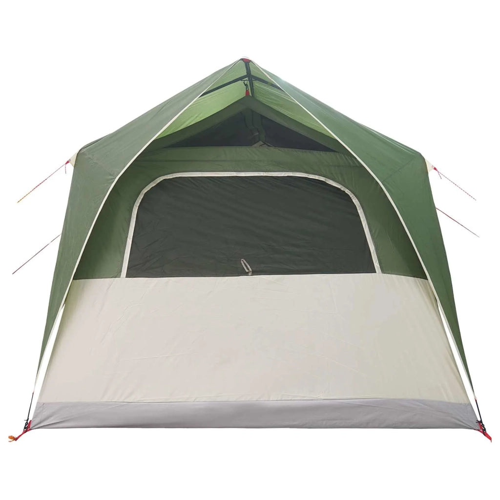 Tenda a tunnel con tetto Verde 10 persone Poliestere e Acciaio 42028661