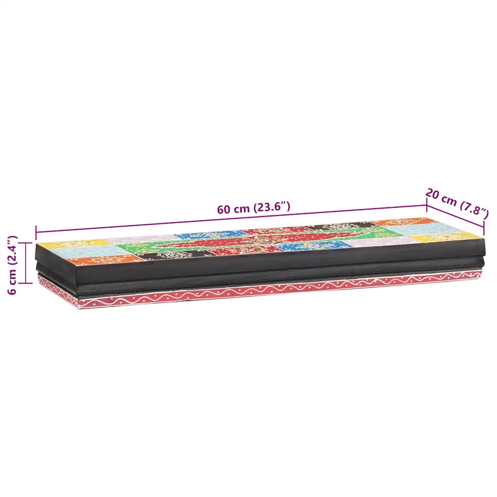 Scaffali da Parete | Mensola sospesa Multicolore 60 x 20 x 6 cm