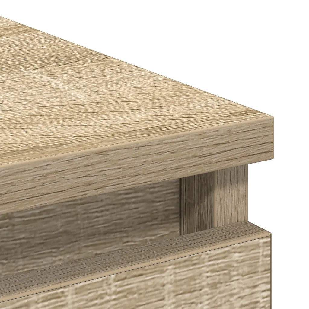 Credenza Rovere Sonoma 100x35x99 cm in Legno Multistrato