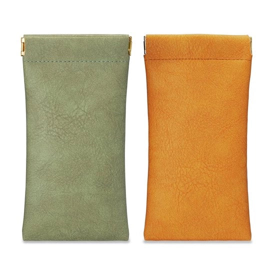 Portatile - Custodia per Occhiali - Borsa per Occhiali - Pelle PU - Protezione per Occhiali da Sole - Dimensioni 17,3 x 8,5 x 1,5 cm - Custodia per Occhiali