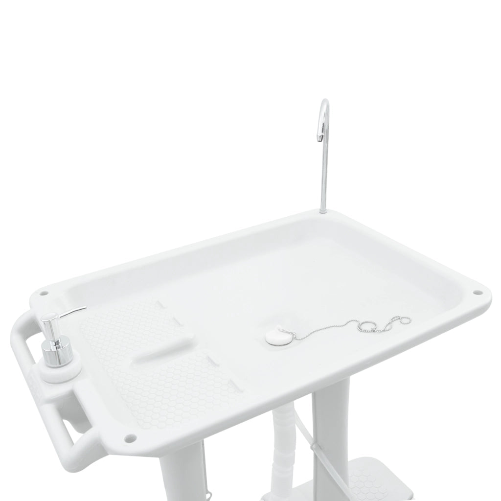 Toilette da campeggio grigio figo