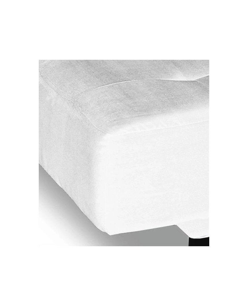 Divano letto 3 posti, reclinabile in microfibra bianco 164cm antiribaltamento Sicorage Jessut