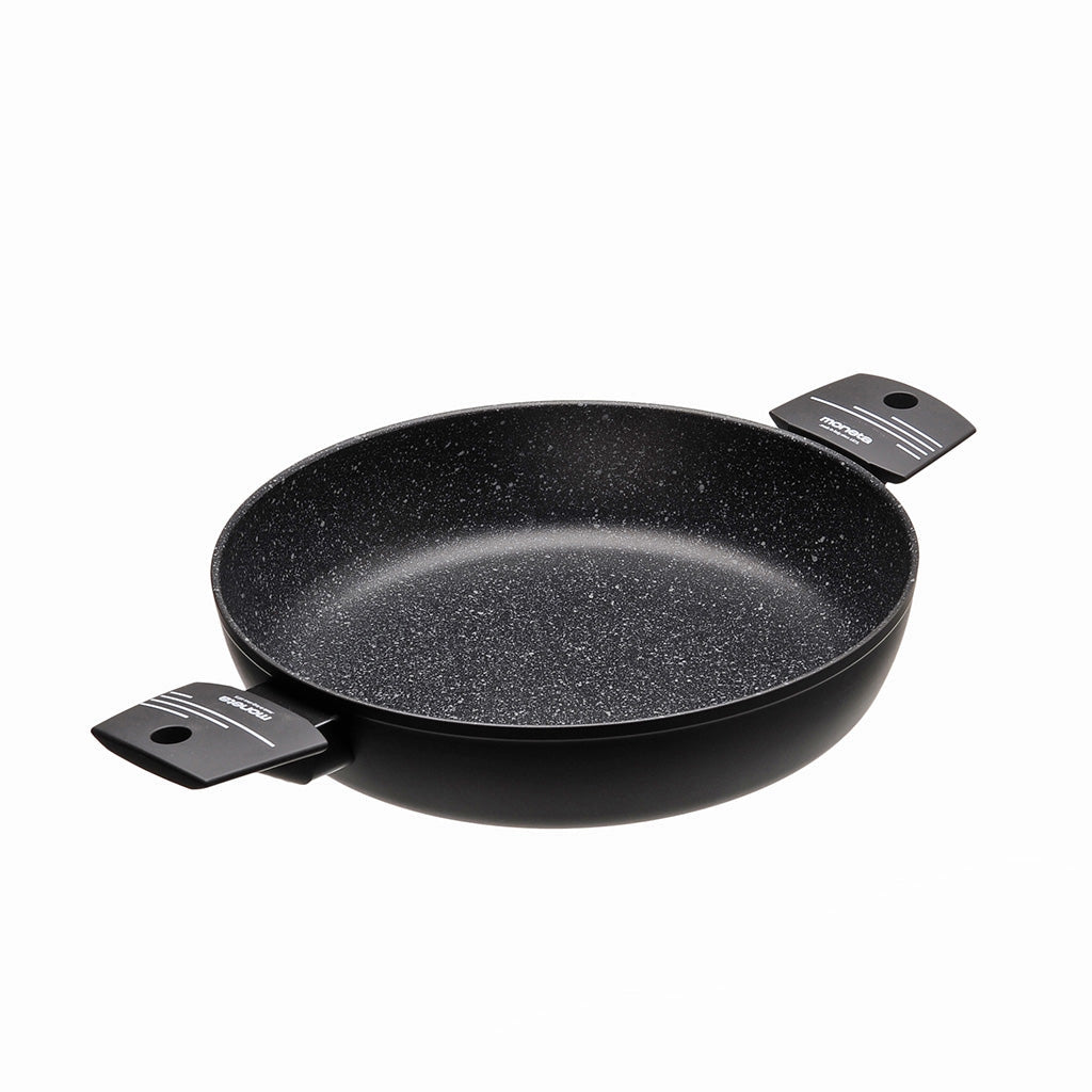 Tegame Ø28 cm Antiaderente Induzione in Alluminio Effetto Pietra Moneta Yes (Zeus 2.0)