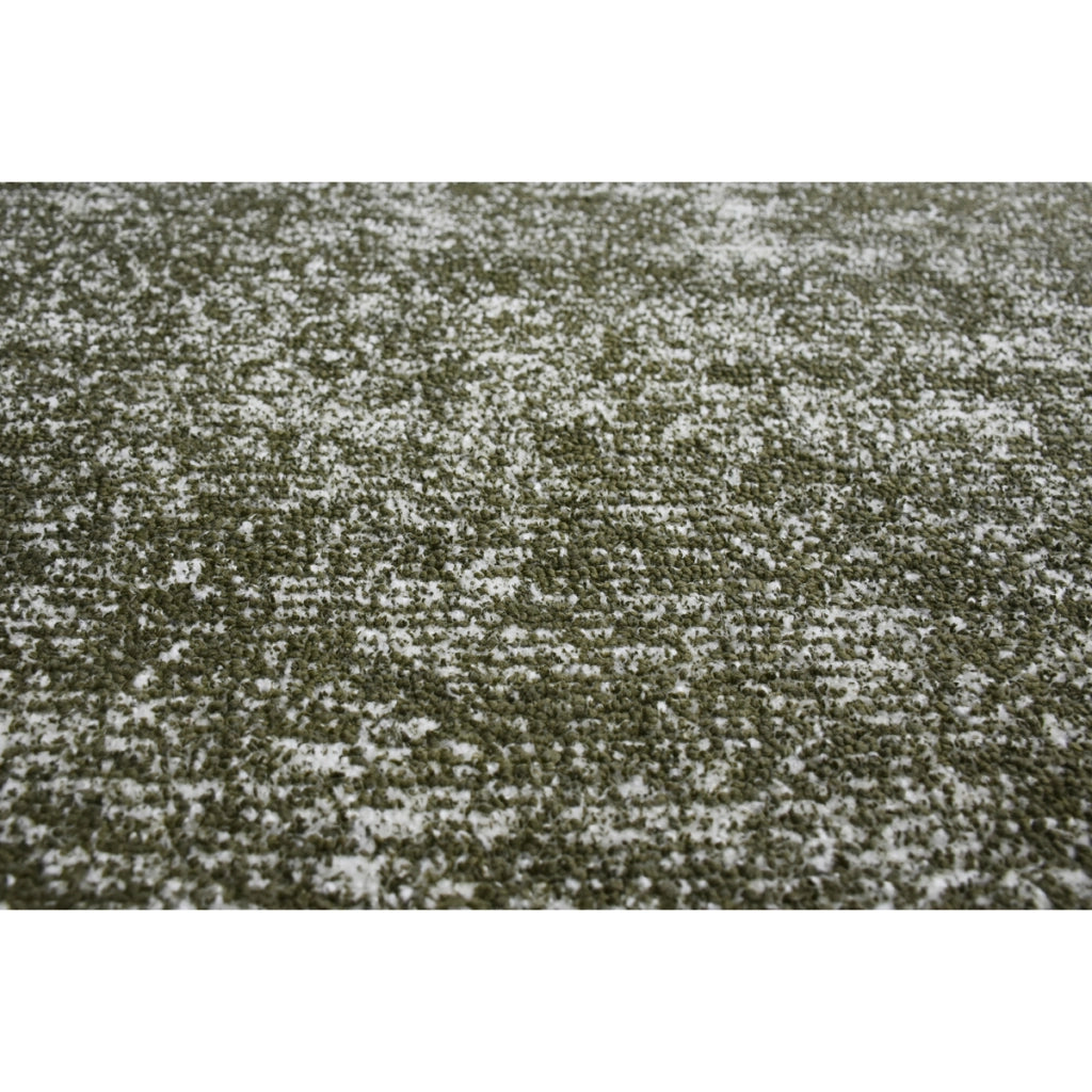 Tappeto Etna 100 in ciniglia verde oliva 80x150 cm