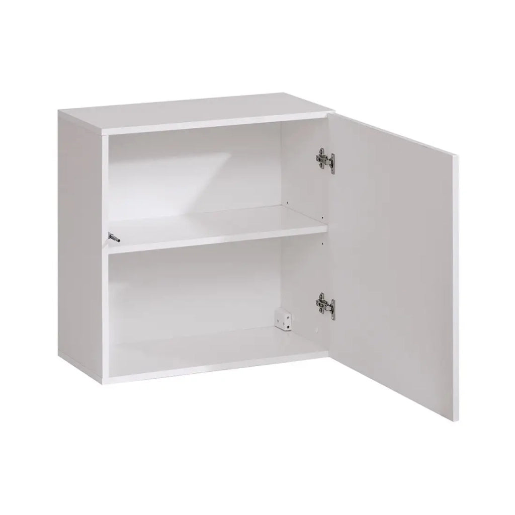 Set di mobili da soggiorno design SWITCH IV. Colori bianco e rovere. Finiture in rovere fresato e bianco lucido.