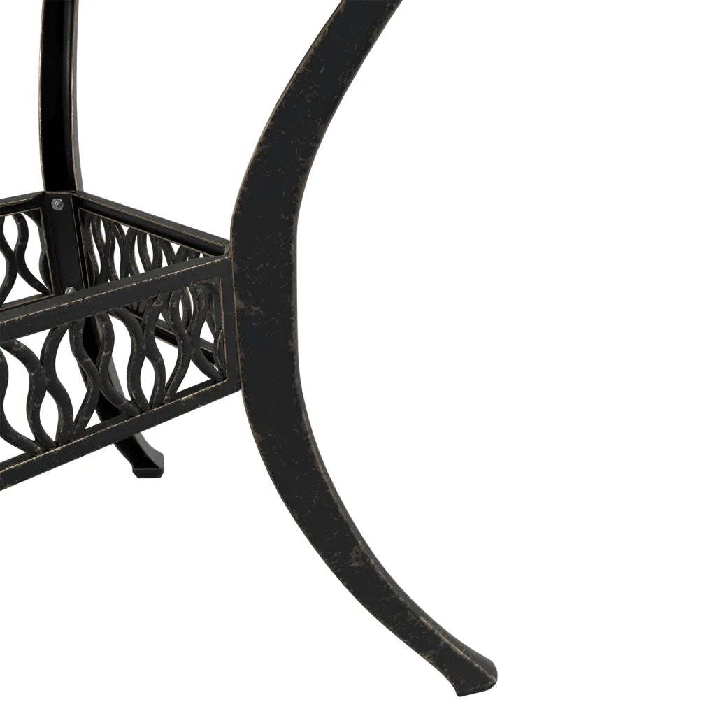 Set da BistrÃ² 3 pz Bronzo in Alluminio Pressofuso