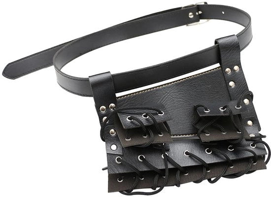 Supporto per Spade di Alta Qualità in Pelle - Regolabile Cinturino - Fodera per Katana - Dimensione Universale - 3 Spade - Sostenibile - Supporto per Spada