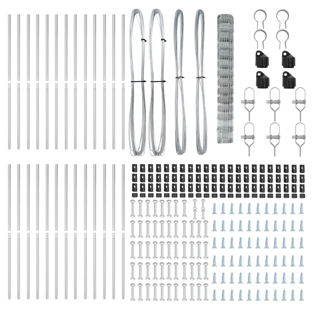 Recinzione da Campo  1.4x50 m in Acciaio Galvanizzato