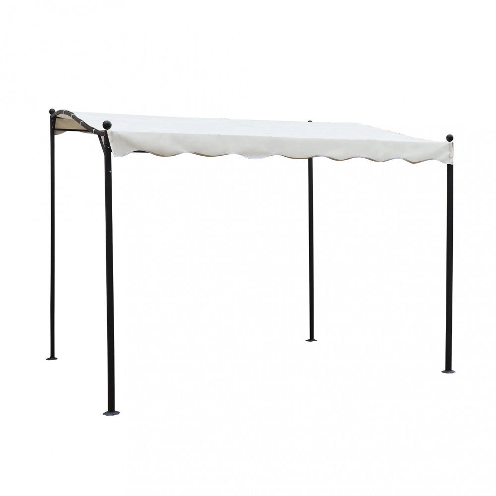 Gazebo Pergola 3x2,5 m in Acciaio Antracite