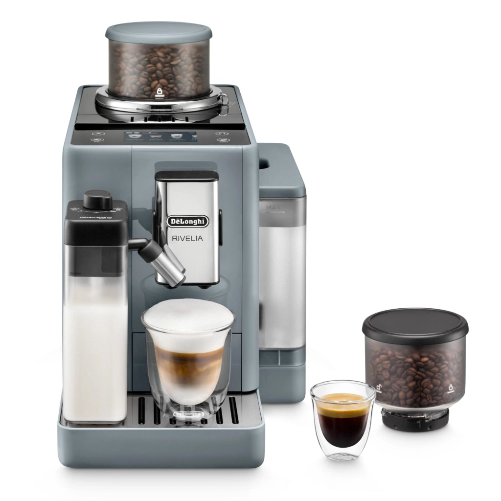 Delonghi macchina per caff? automatica exam440.55.g / rivelia grigio