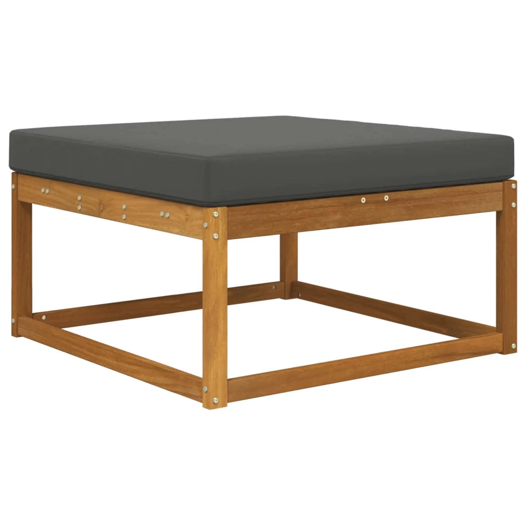 Cuscino per divano da esterno Antracite 80 x 80 x 8 cm 900812