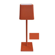LAMPADA DA TAVOLO A LED MATTONE SENZA FILO DIMMER LUCE CALDA TOUCH RICARICA USB