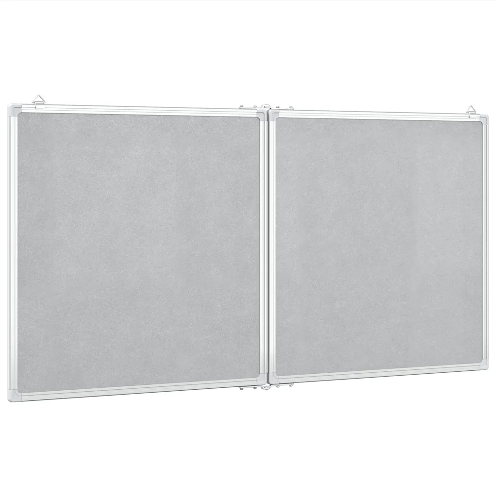 Lavagna Magnetica Pieghevole 120x60x1,7 cm in Alluminio 4005355