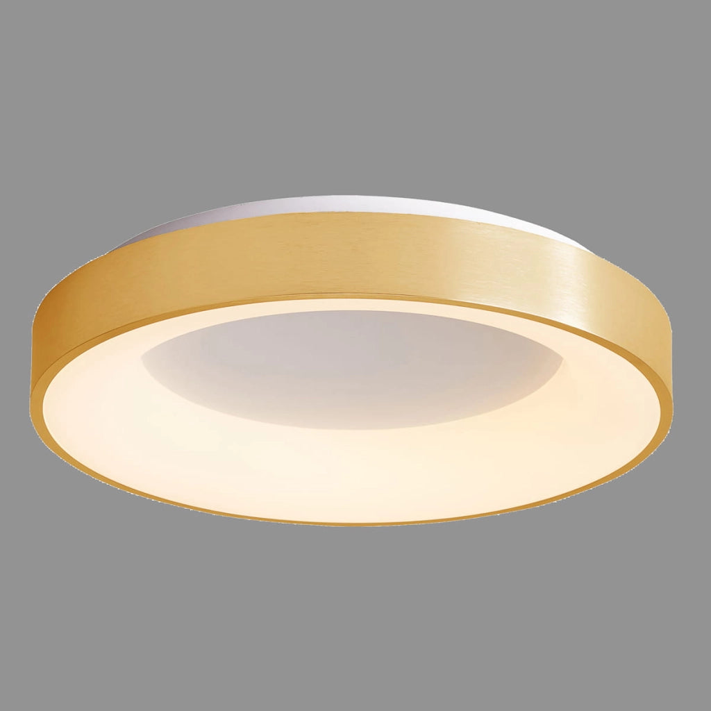 Plafoniera LED Italux Giulia oro/bianco 60cm 50W 3000K