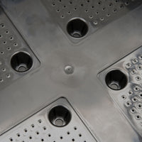 Fioriera da Giardino 40x40x44 cm in Polipropilene Marrone