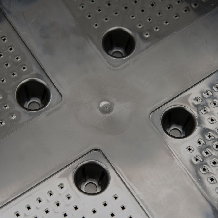 Fioriera da Giardino 40x40x44 cm in Polipropilene Marrone