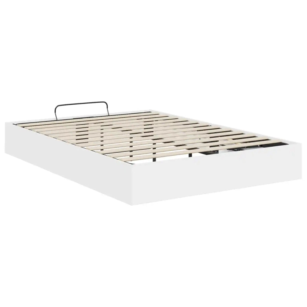 Letto ottomano Bianco 203 x 150 x 25 cm Legno ingegnerizzato