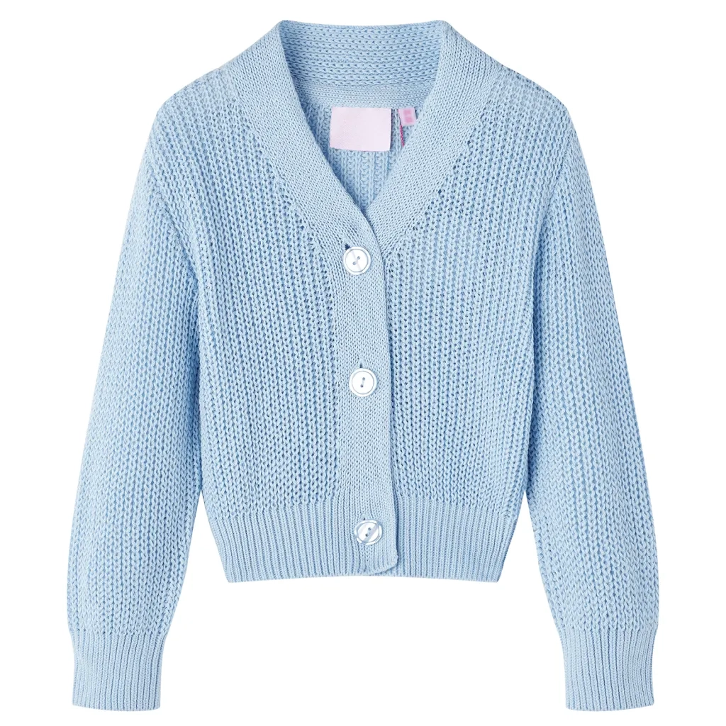 Cardigan da Bambina Lavorato a Mano Blu 116cod mxl 131959