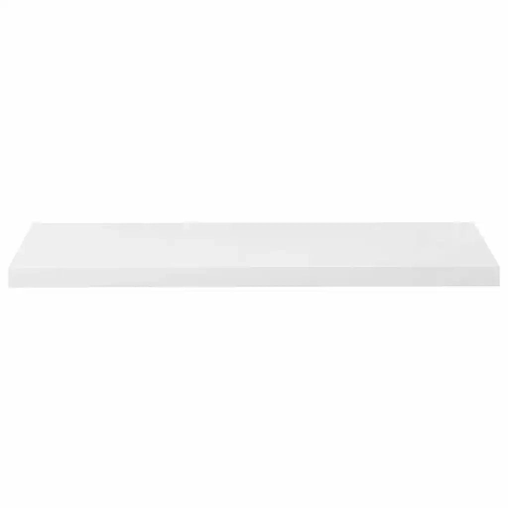 Scaffale a Parete Bianco Lucido 90x23,5x3,8 cm in MDF cod mxl 46051