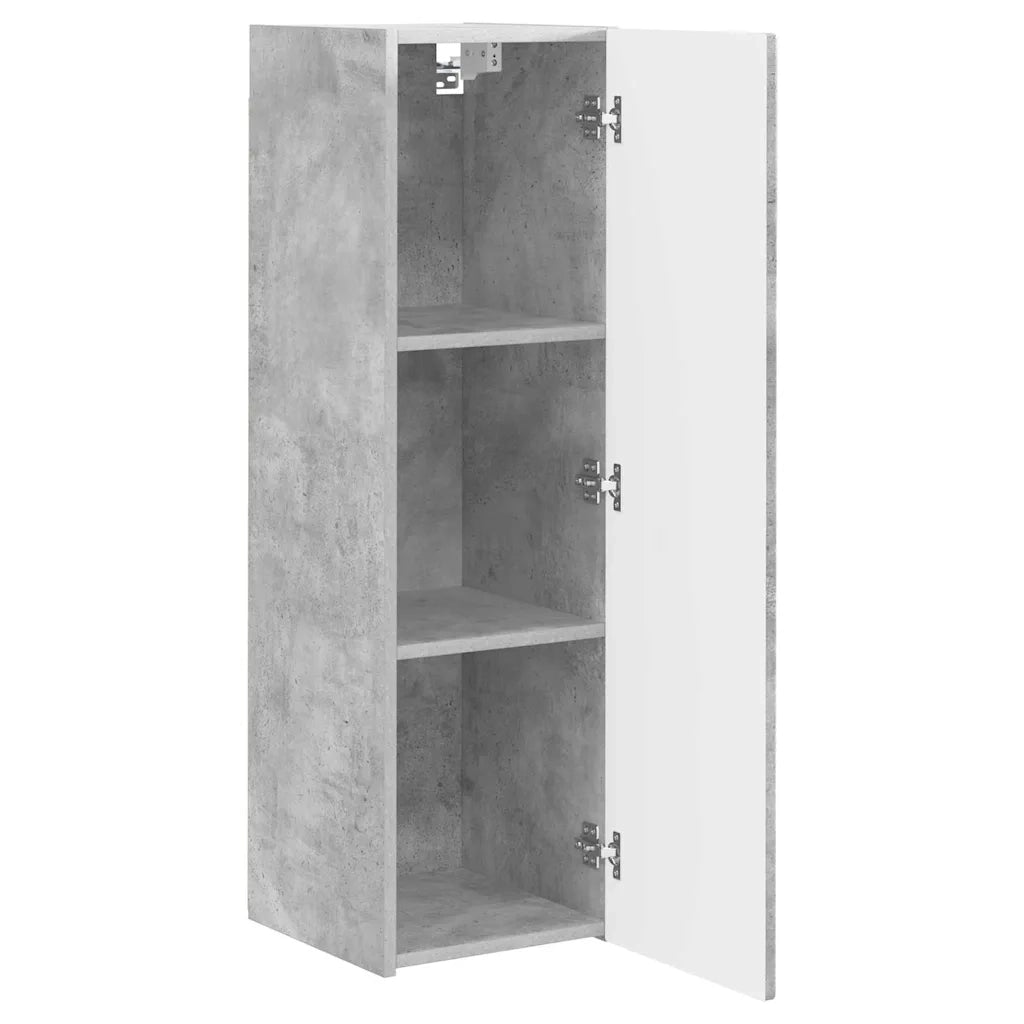 Mobile TV da parete-Mobile TV a Muro-Credenza TV Calcestruzzo 30 x 31 x 100 cm