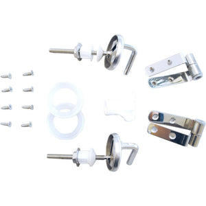 Eisl, set di cerniere di ricambio per sedile copri-wc, edz-s1