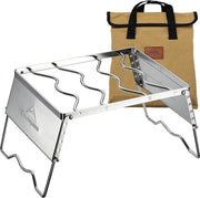 Griglia da Campeggio Vouwgrill in Acciaio Inossidabile 304 Vouwgrill Fornello Ventola Eterea Open Grill Griglia Esterna con Tasca Portatile