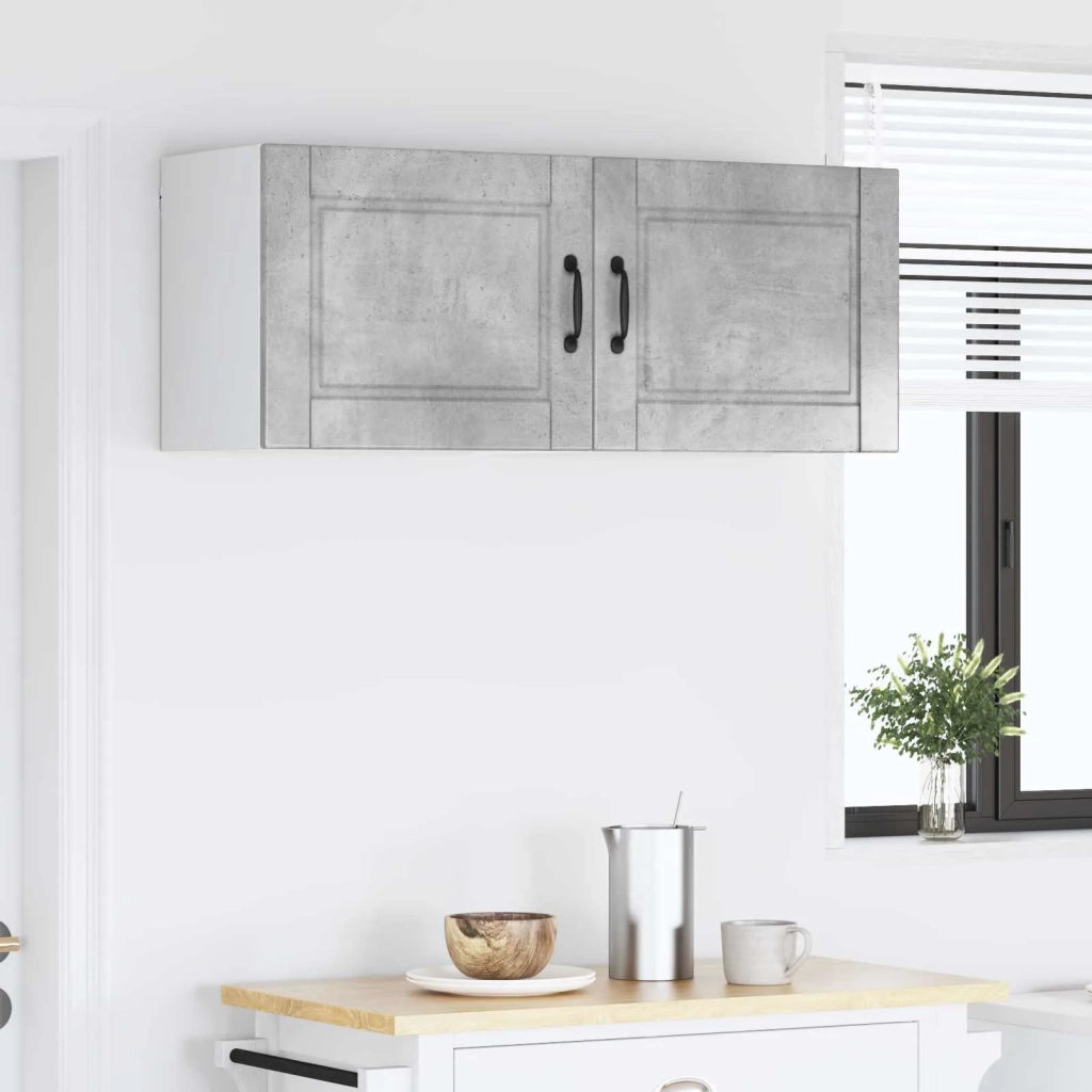 Armadietto a muro PORTO 2 pcs Grigio cemento 50 x 31 x 40 cm 885252