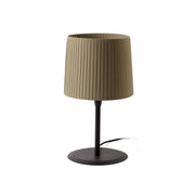 Faro Barcelona 64311-40 - SAMBA Lampada da tavolo nera/bordata verde