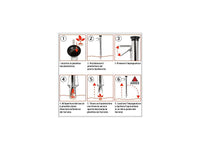 Piantatore manuale 2 bocche Abrek trapiantatore rapido per piantine e bulbi