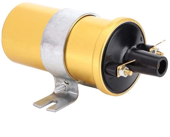 Bobina Alta Prestazioni - 12V Bobina Sport - DLB105 - Metallo - Altezza 15,5 cm - Diametro 5,5 cm - Nuovo - Bobina di Avviamento