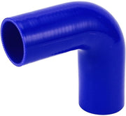 Slang in Silicone 90° - Flexibile Slang - Diametro Interno 57-63 mm - Lunghezza 150 mm - Blu - Resistente a Temperature Elevate - Slang di Raffreddamento