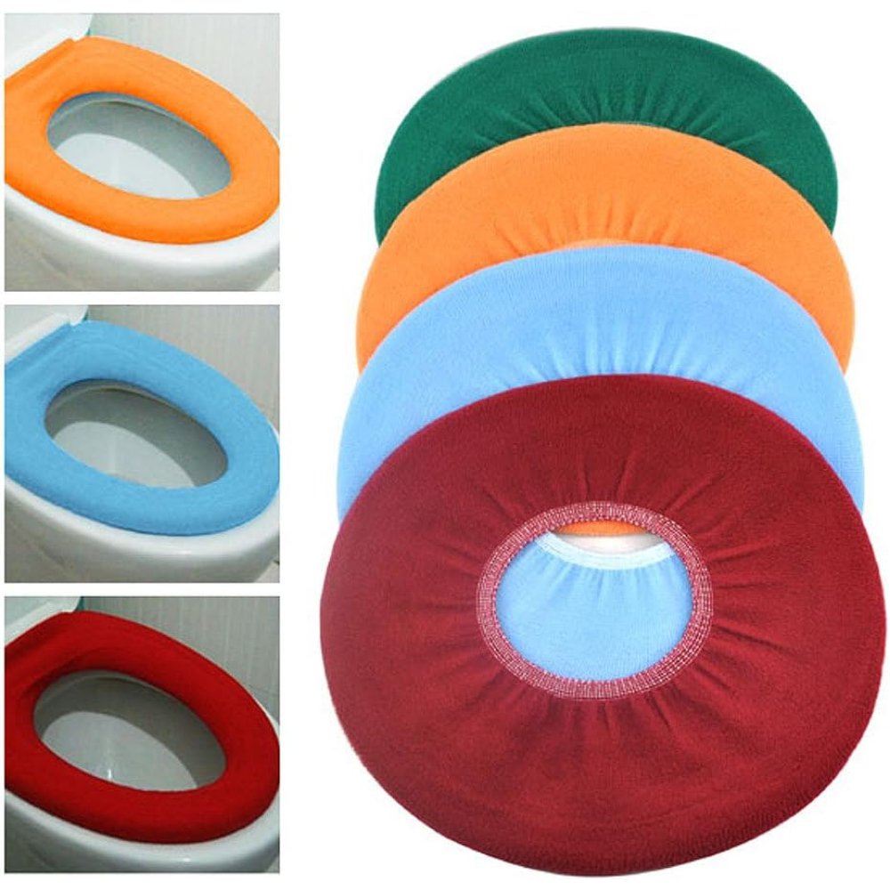 Toogoo (r) hot morbida wc toilette closestool lavabile panno del