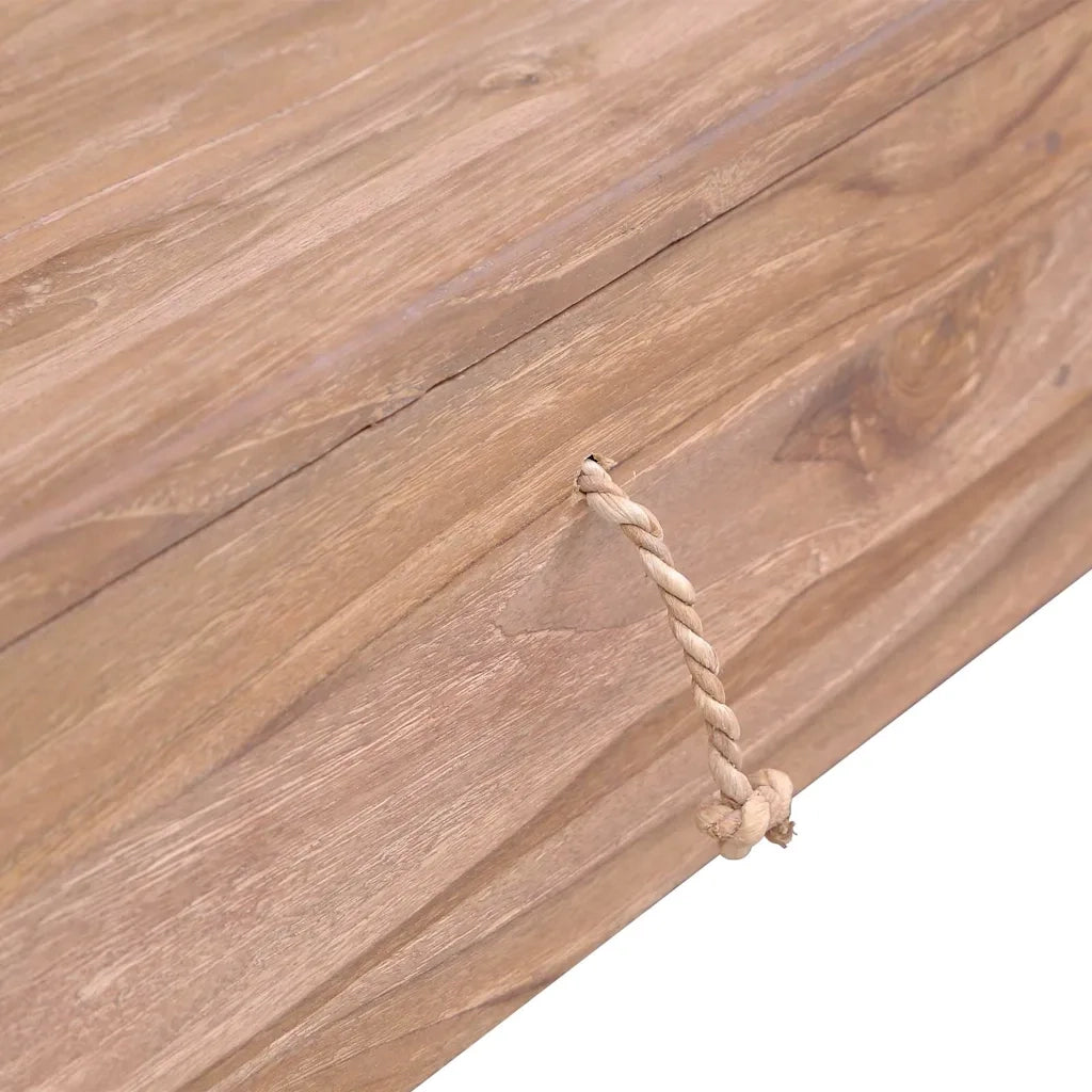 Tavolino da Salotto 110x60x40 cm in Legno Massello di Teak 287892