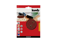 Disco carta abrasiva velcro KWB grana 40 per legno metallo e plastica - 115 mm