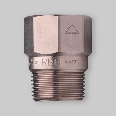 VALVOLA DI RITEGNO COMPATTA M/F 1/2