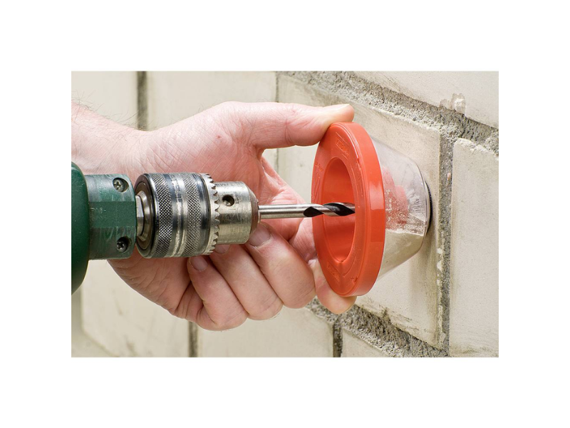 Scatola raccolta polvere KWB per trapano punte 4-10 mm pietra e calcestruzzo