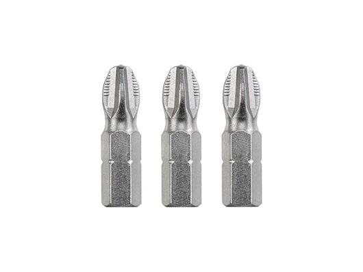 Inserto a croce PH 2 acciaio KWB confezione da 3 pezzi 25mm